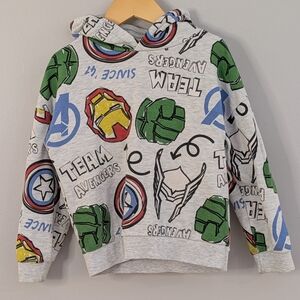 Marvel Avengers Grey Hoodie (5–6Y)